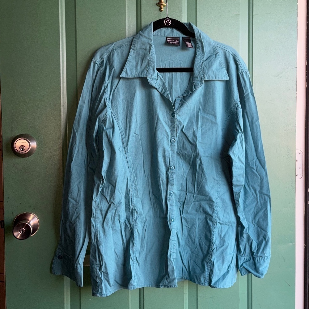 Bobbie Brooks size XL 18w Button down top